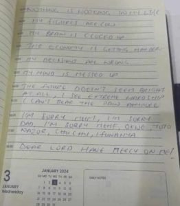 Ugochukwu Amarachi's Suicide note 