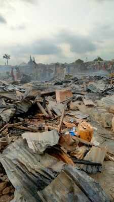 'I Lost Over N10 Million. I Don't Know Where To Start.' Fire Victim Exclaims