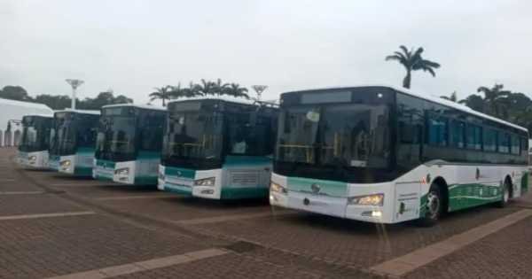 Tinubu Commissions CNG Buses in Abuja