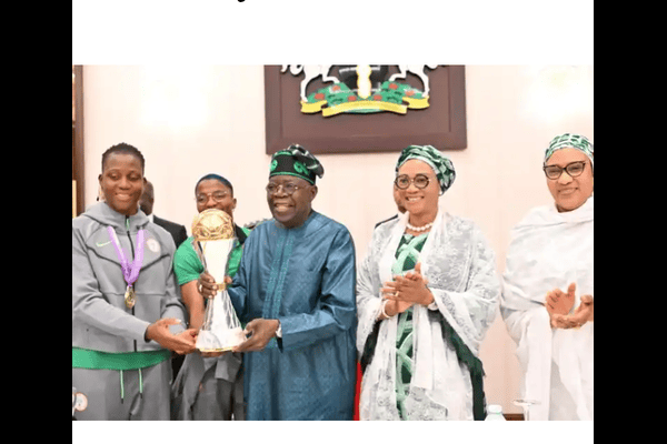 Falcons Receive National Honours from Tinubu